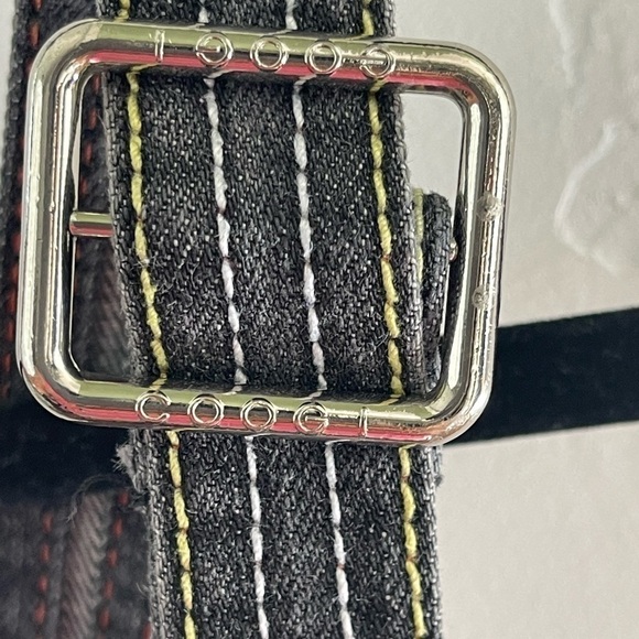 Vintage Coogi Women’s Black Wash Denim Cropped Dungarees - Picture 7 of 10